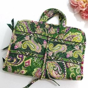Vera Bradley paisley print travel organizer and jewelry case
